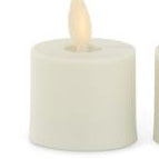 2 Inch White Luminara Indoor Tealight - 2pk