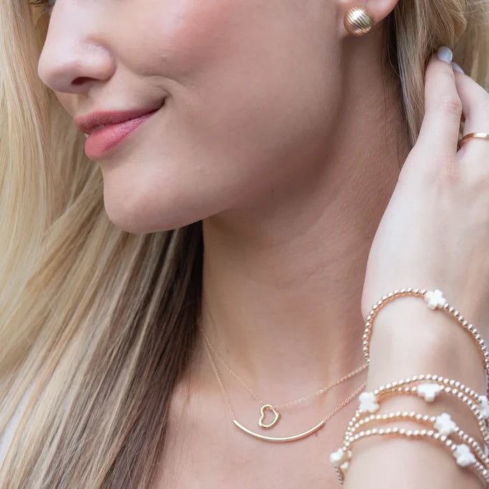 Bliss Bar Smooth Necklace - Gold - Molly + Kate