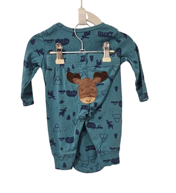 Carter's Two Piece Onesie and Pants with Moose 3-6m