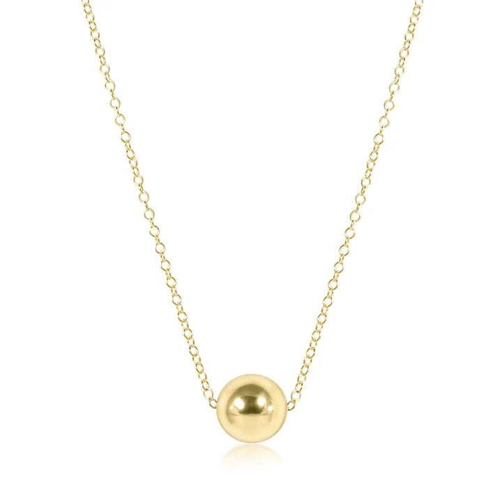 Classic Gold Bead Necklace - Molly + Kate