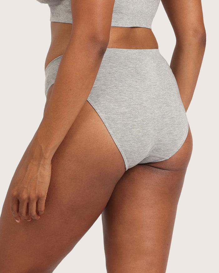 Classic Bikini - Light Grey Marl