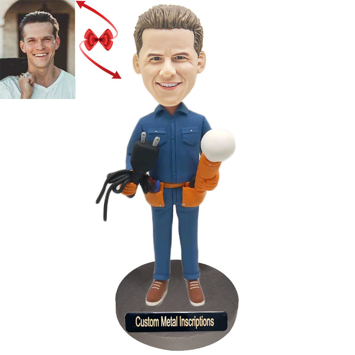 Electrician Custom Bobblehead
