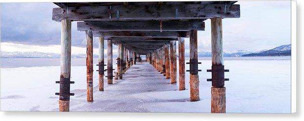 Eye Of The Storm By Brad Scott - Canvas Print-24.000" x 8.000"-Lake Tahoe Prints