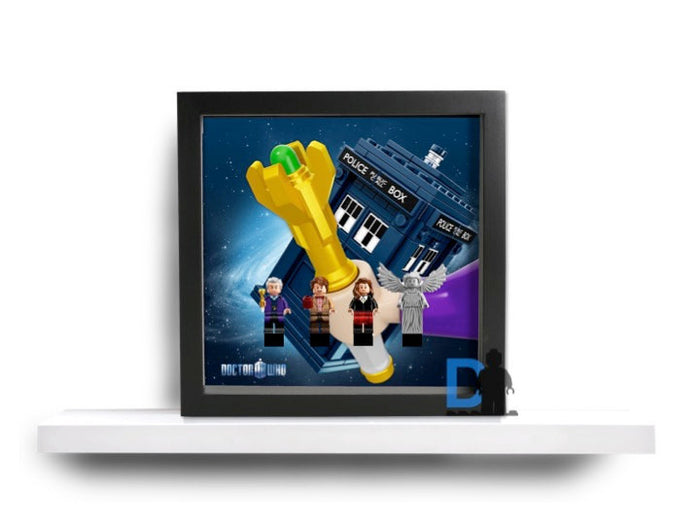 Lego Doctor Who minifigures frame - 21304 set Special edition - Lego Minifigures Display