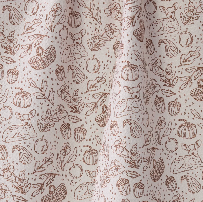 Geometry Cozy Flora Tea Towel
