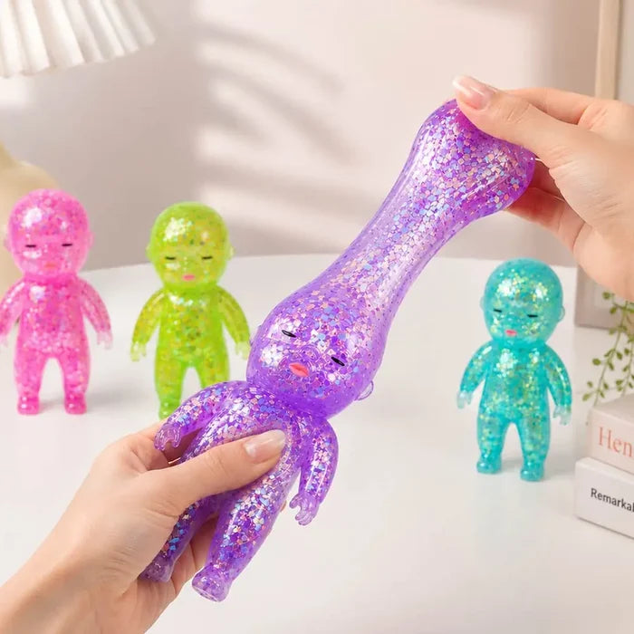 Glittered Figure Doll Squeeze Toy