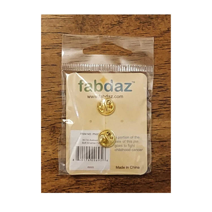 Hi I’m Awkward Enamel Pin with Gold-Toned Metal Frame