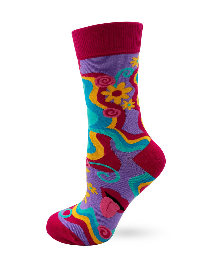If You Lick it They Will Come Funny Ladies' Crew Socks