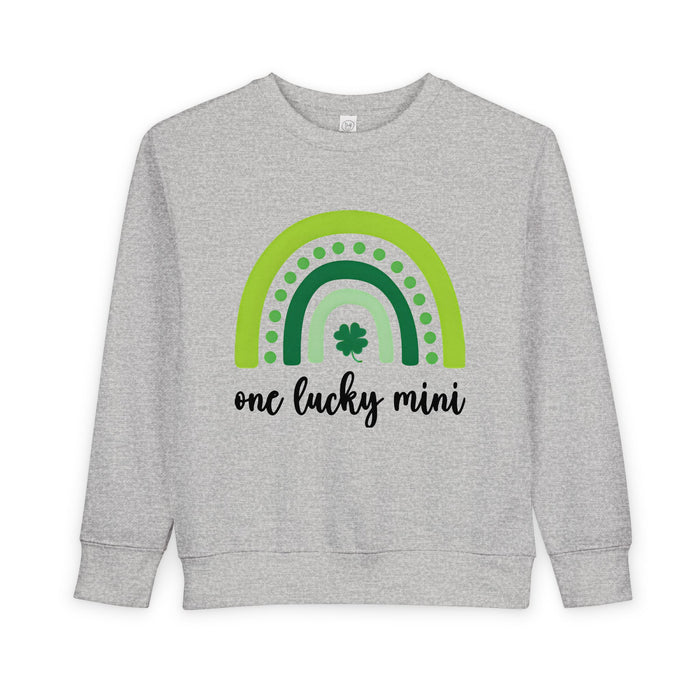 One Lucky Mini Crewneck in Heather