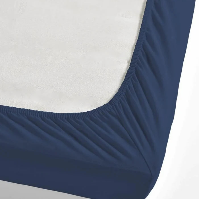 Nautica Jersey Drap-housse, Bleu marine, 180x200 cm