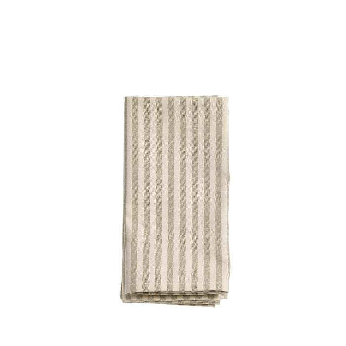 Native Organic Organic Cotton Ticking Stripe Napkins (Set of 4)