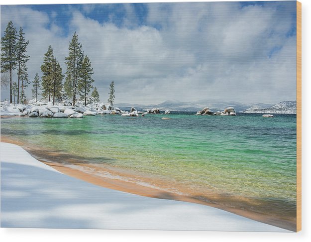 Pristine Shores By Brad Scott - Wood Print