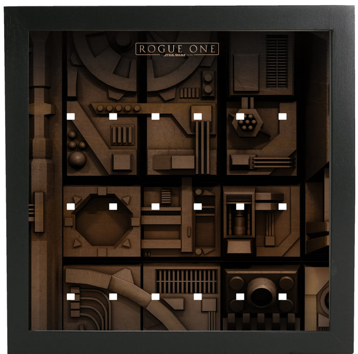 Lego Star Wars Rogue One Minifigures frame 2 - Lego Minifigures Frame Display - 2
