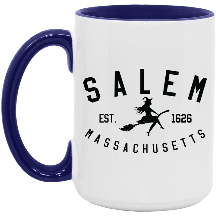 Salem Massachusetts 1626 ceramic coffee mug, product photo 7
