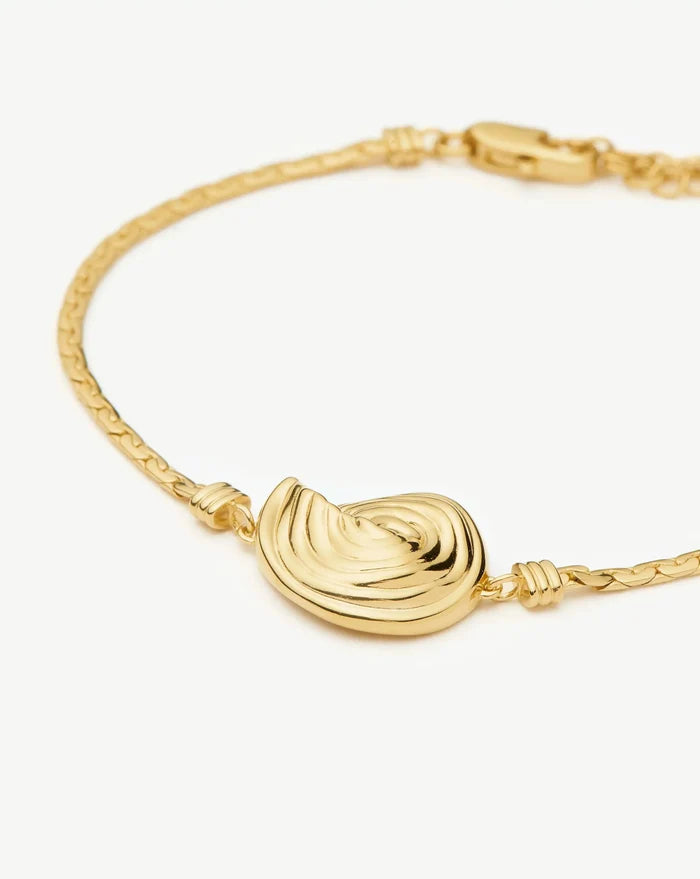 Spiral Cobra Chain Bracelet | 18k Gold Plated Bracelets Missoma