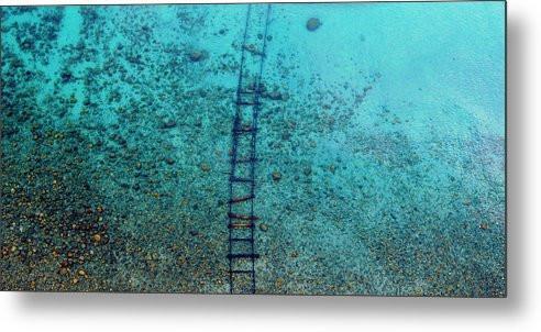 Tahoe Tracks - Metal Print-Lake Tahoe Prints