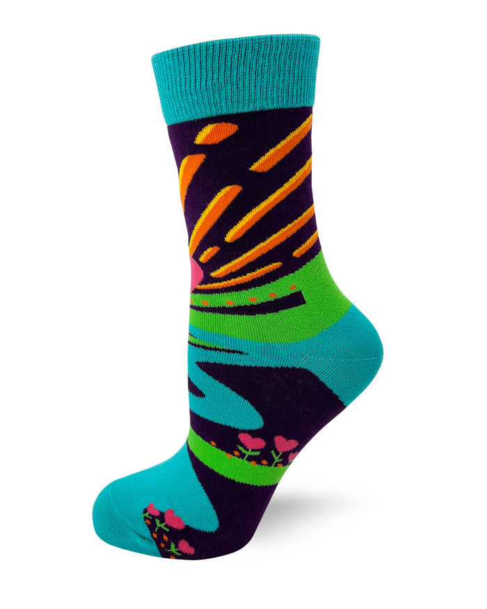 Fabdaz Women's Novelty Crew Socks