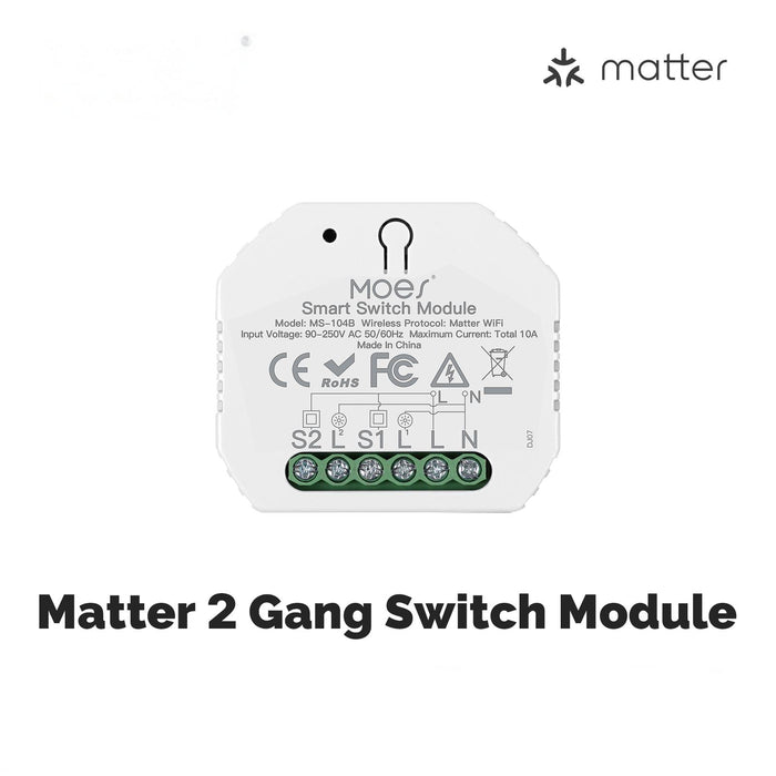 WiFi Matter Mini Smart Switch Module Relay Timer DIY Home Automation