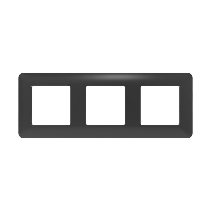 3 Gang Panel / Black