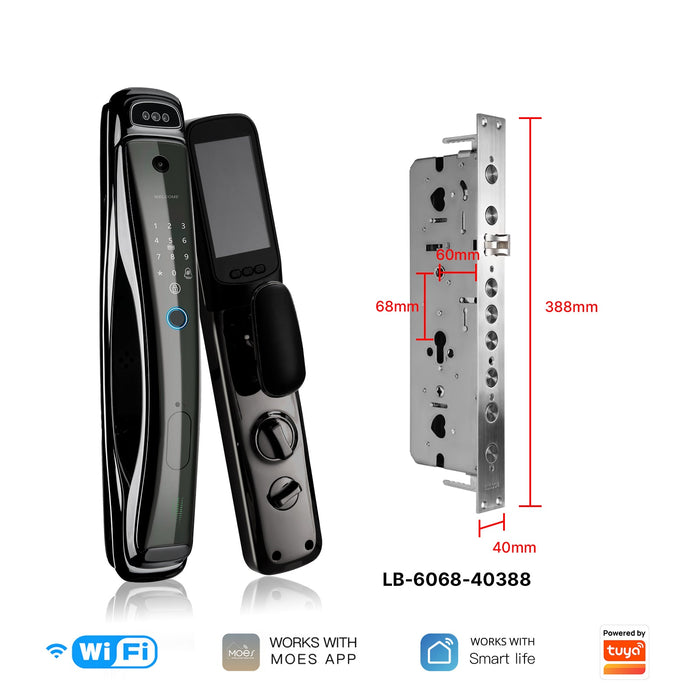 Door Lock + Lock body LB-6068-40388