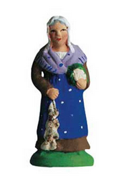 Woman with Cabbage and Garlic - Femme au chou et a l'ail - Size #1 / Cricket