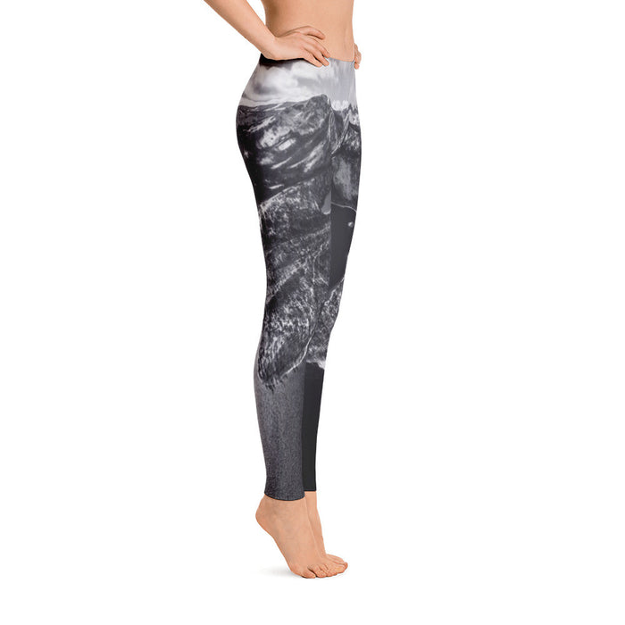 Women's Limited Edition Emerald Bay Aerial B&W Leggings