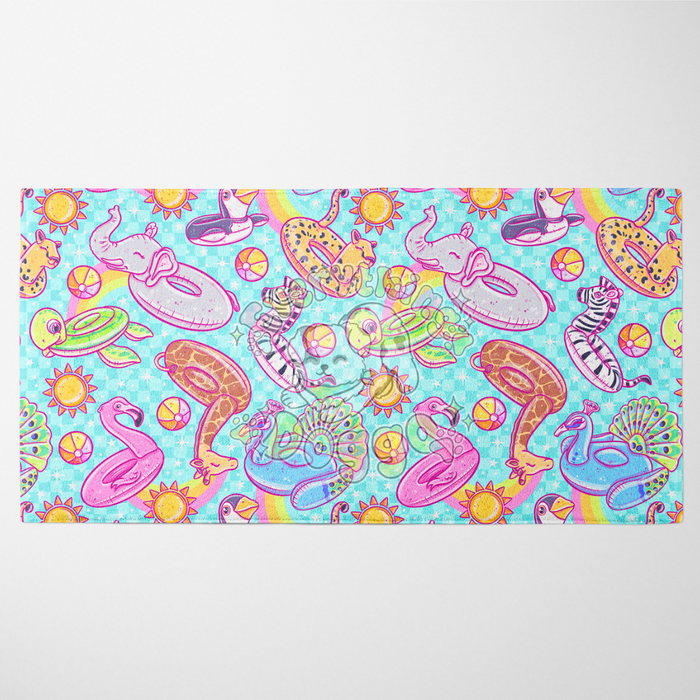 Zoo Animal Pool Floaties - Towel