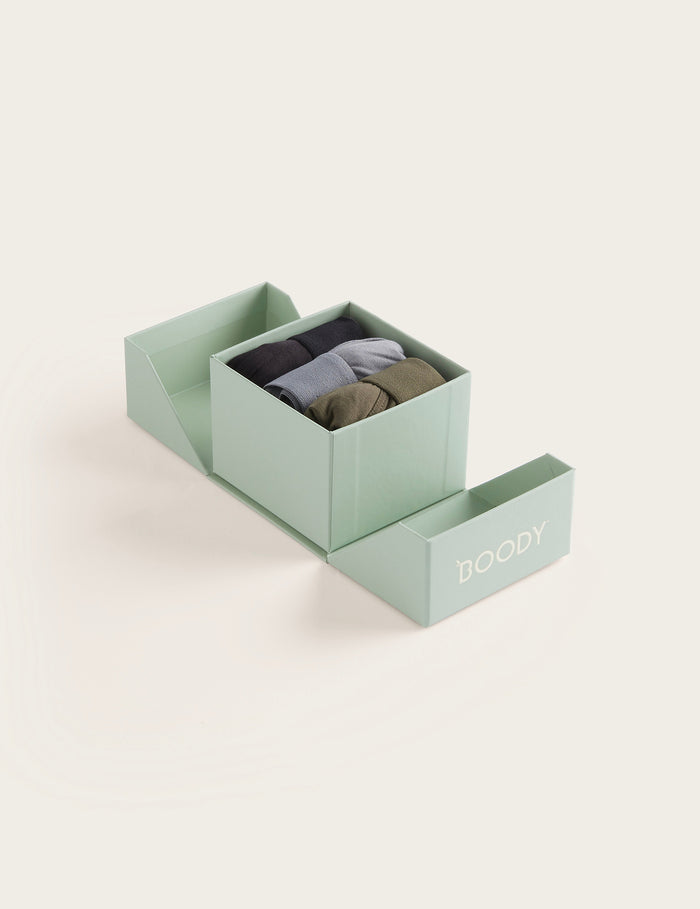 3-Pack Giftbox - Men's Everyday Briefs - Black Dark/Olive/Ash
