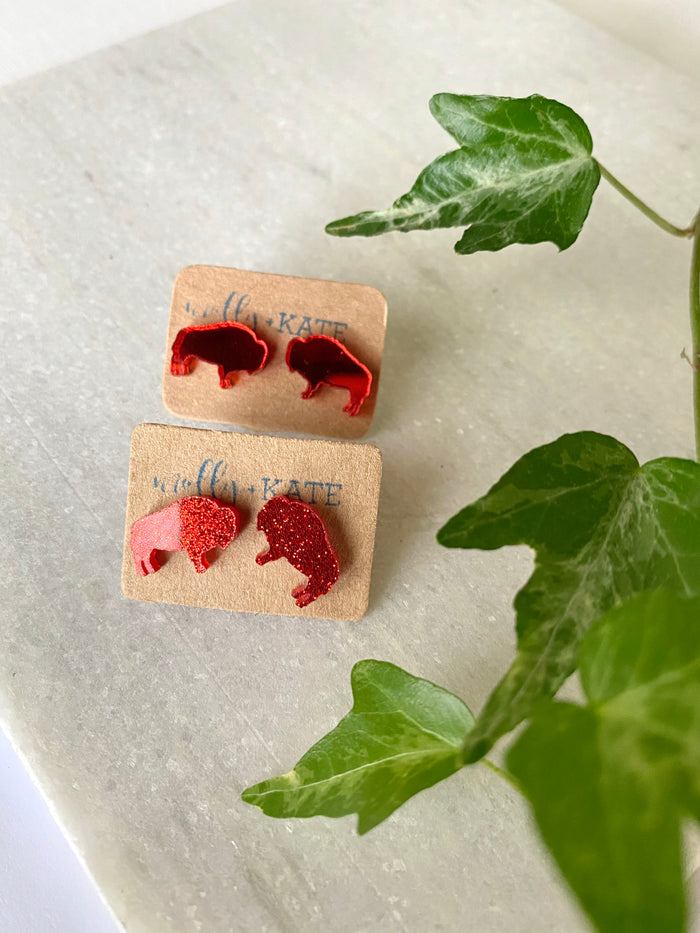 Buffalo Earrings - Molly + Kate