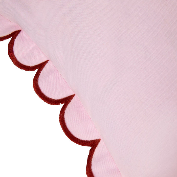 Aerin Scallop Cushion Merry Berry 45cm