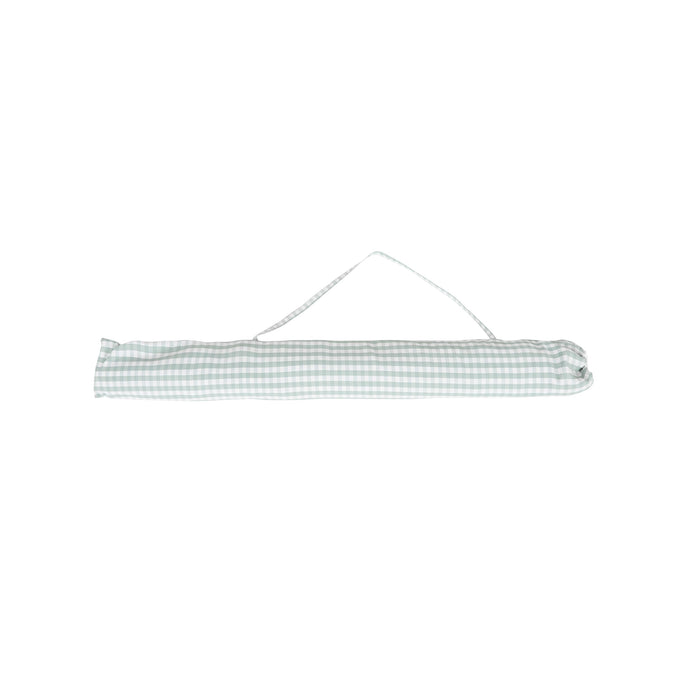 Amalfi Umbrella Scallop Edge Green/White Gingham