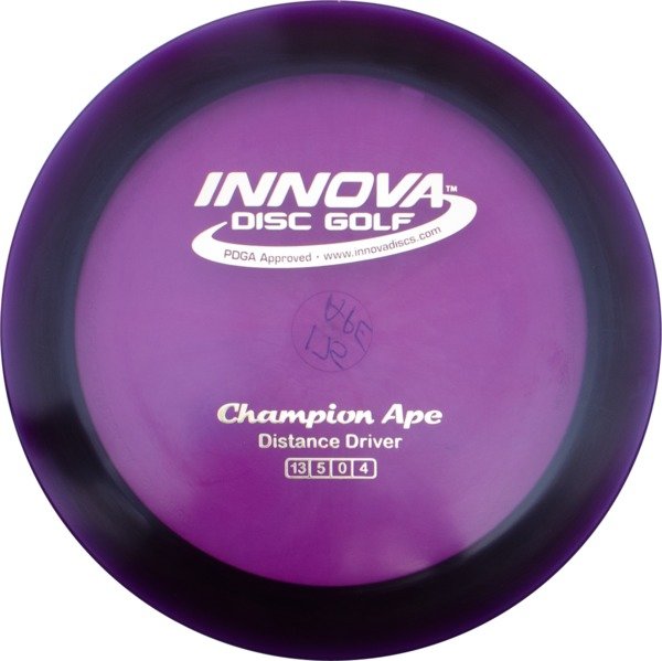 INNOVA DISC GOLF CANADA APE
CHAMPION
DISTANCE DRIVERS
STABLE 
BC ONTARIO
DURABLE
Distance hyzers
HEADWIND DRIVES
Power sidearm
CLEAR