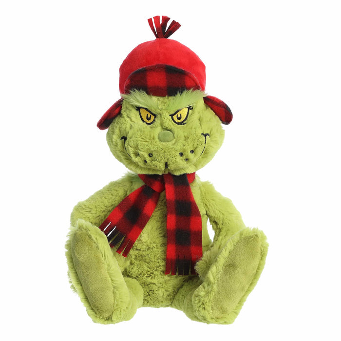 Aurora Plush 16 Inch Dr. Suess Wilderness Grinch Holiday Plush Toy