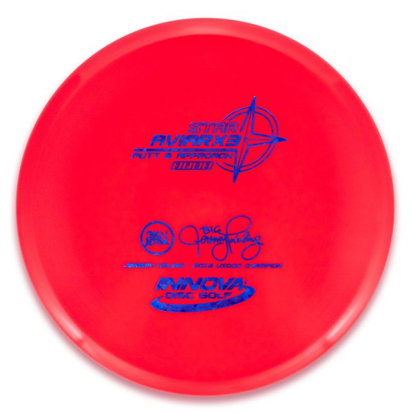 Innova Disc Golf Canada Star AviarX3 Putt & Approach Disc Innova Disc Golf Canada Star Aviar X3 Soft grip	Moderate durability stable finish	Best for putters and approaches	Good for  intermediate players	Excellent for touch shots	Retains grip even when wet