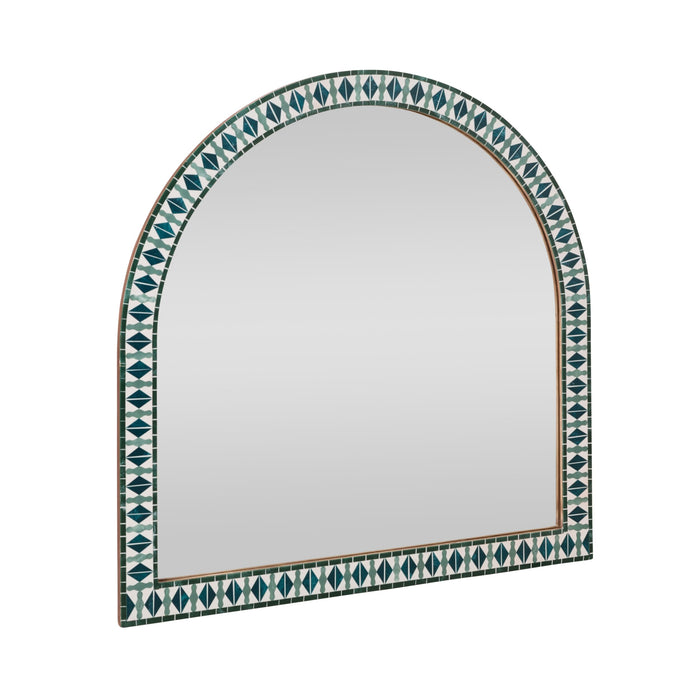 Azure Coast Resin Inlay Mantel Mirror