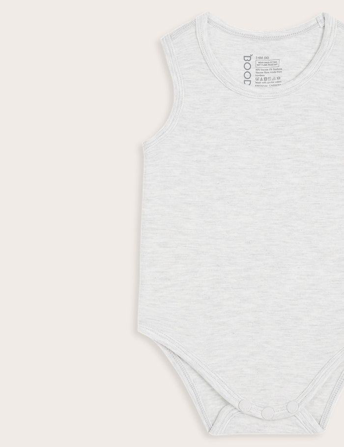 Baby Bodysuit - Heather Grey