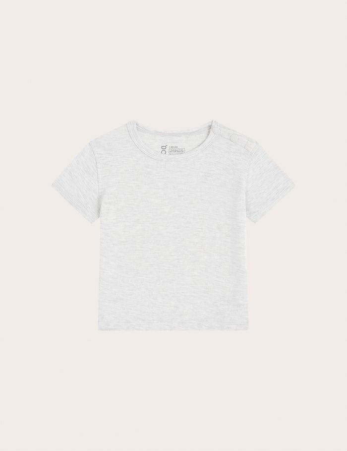 Baby Short Sleeve T-Shirt - Heather Grey