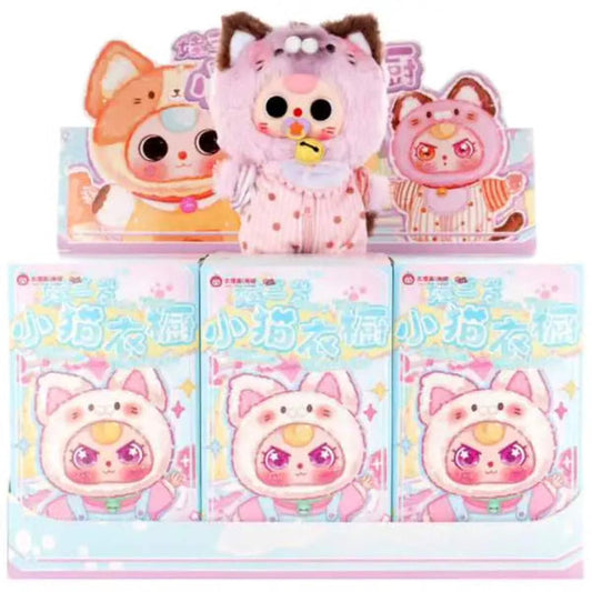 Baby Three 7" Cat Wardrobe Blind Box Plush Toy