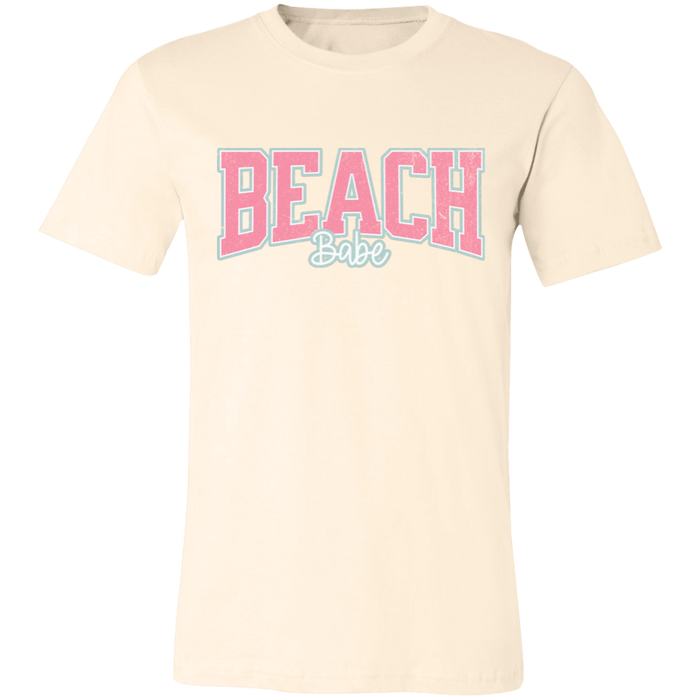 Beach Babe graphic t-shirt in Natural