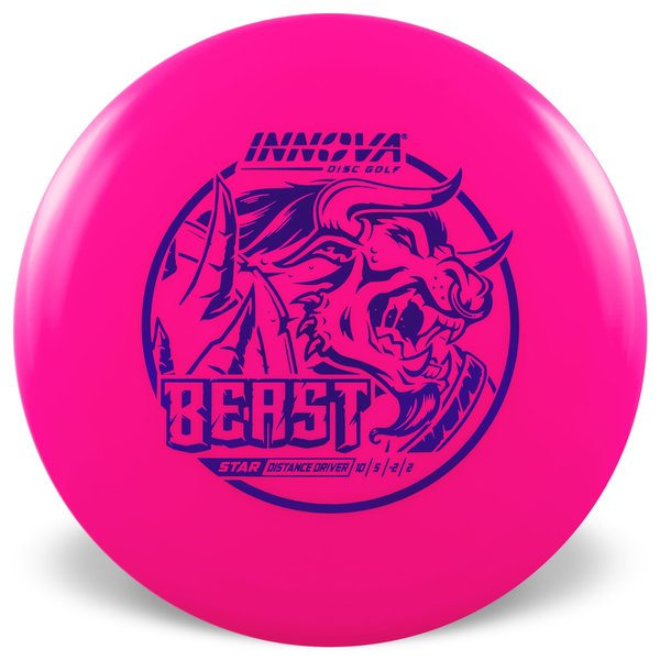 Innova Disc Golf Canada Star Beast Distance Driver INNOVA CANADA DISC GOLF BEAST BC STAR ONTARIO BEGINNER FRIENDLY DISTANCE EASY Innova Disc Golf Canada Grippy Beast Distance Driver  Beast Distance Driver Distance Driver	Superior grip	Great durability	Consistent flight path	Suitable for all skill levels	Good for distance and control	Versatile for different shots