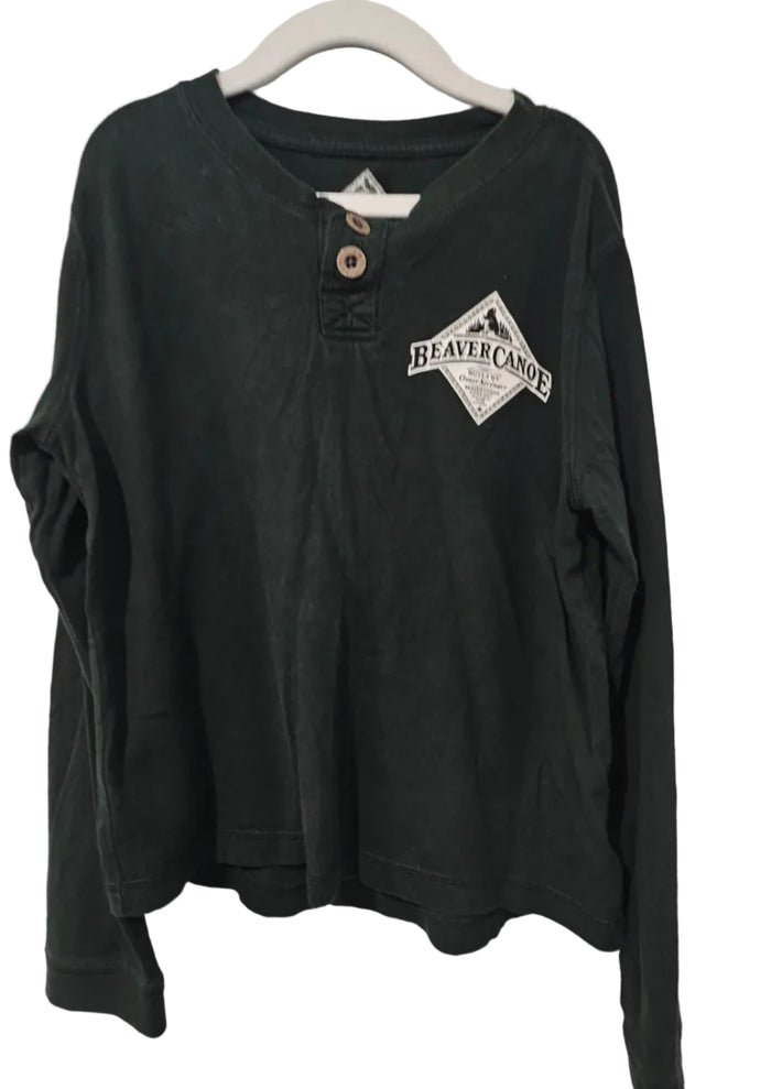 Beaver Canoe Long Sleeved T Shirt Youth Med