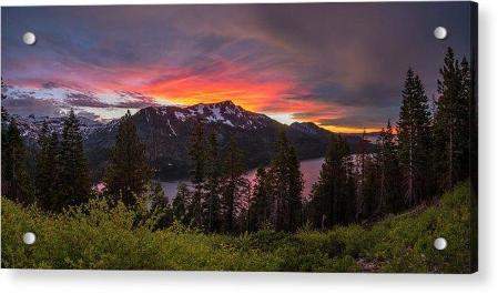 Blinding Light by Brad Scott - Acrylic Print-Lake Tahoe Prints