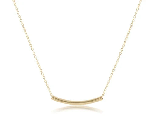 Bliss Bar Smooth Necklace - Gold - Molly + Kate