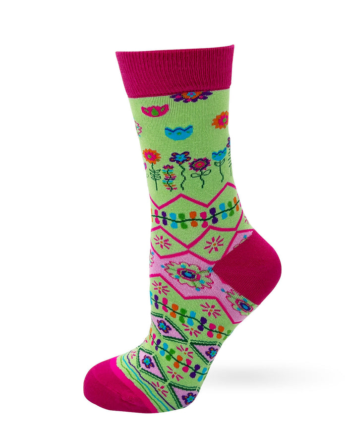 Bloom Where You're Planted Ladies' Crew Socks