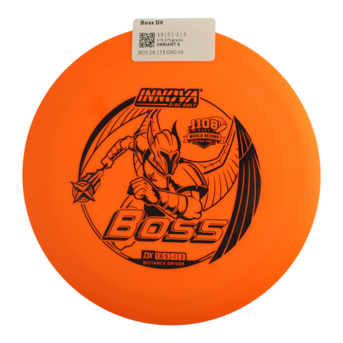 INNOVA DISC GOLF CANADA	Boss
Distance Driver	Grippy feel	Good durability	Flexible in cooler conditions	Great for distance and control	Maintains stability over time	Comfortable for grip Lightweight