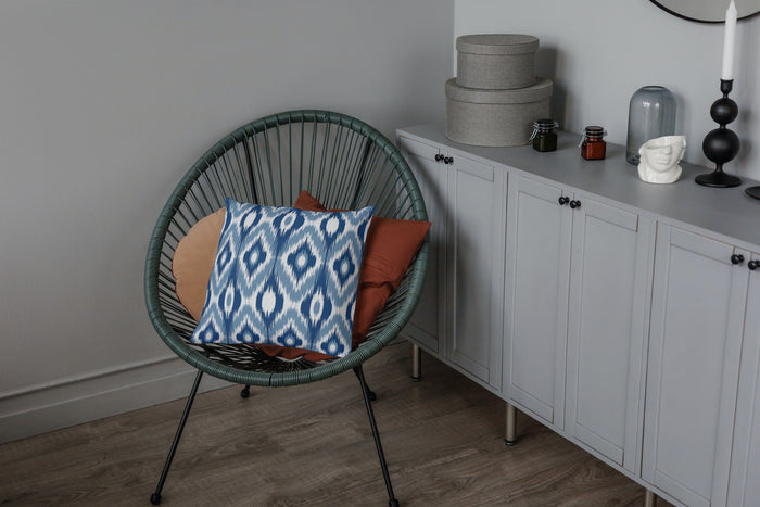 Cabrera Outdoor Pillows Blue & White