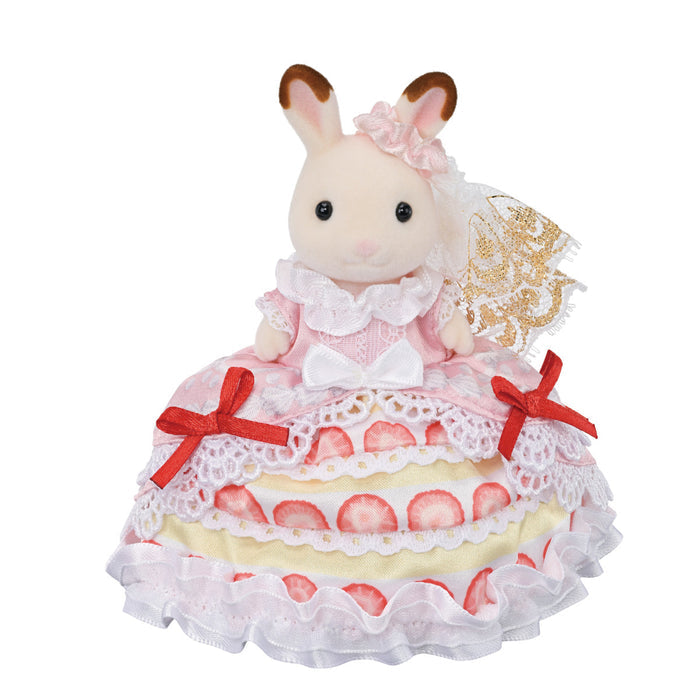 Calico Critters 40th Anniversary Freya's Birthday Celebration Strawberry Cake Dress