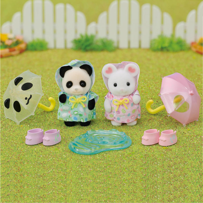 Calico Critters Nursery Friends Rainy Day Duo Set