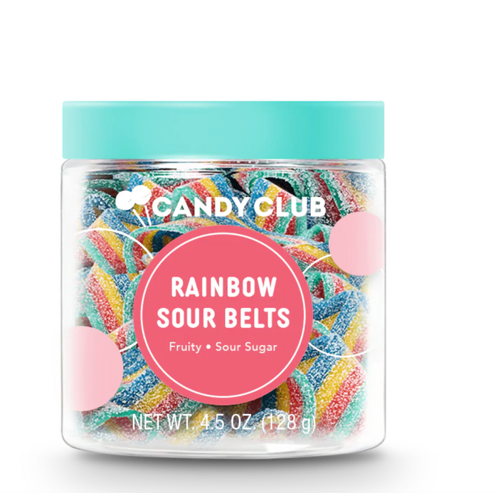 Candy Club - Rainbow Sour Belts