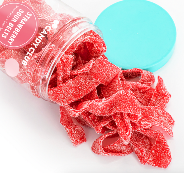 Candy Club - Strawberry Sour Belts